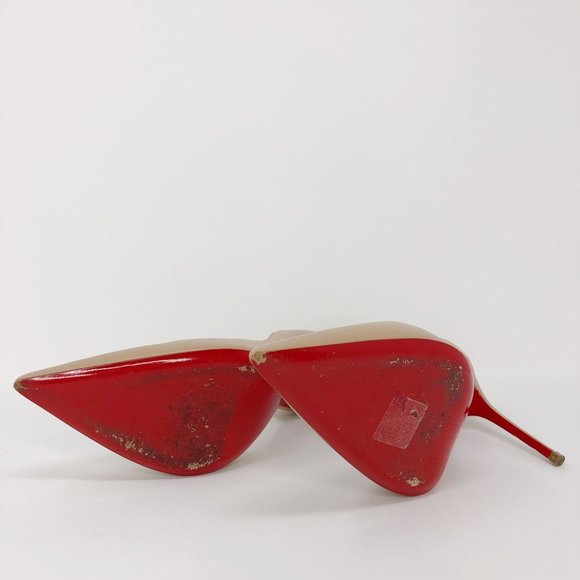 Christian Louboutin Iriza 100mm Half-d'Orsay Red Sole High-Heel Pumps - Picture 11 of 16